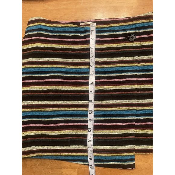 Tulle Mini Striped‎ Mini Skirt With Pockets XS - Picture 5 of 6